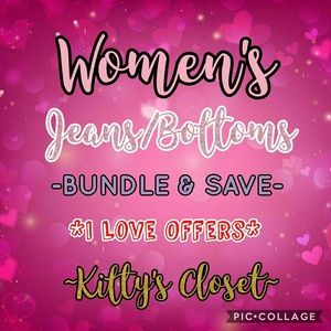 💗Women's/Juniors: Jeans/Bottoms Section💗